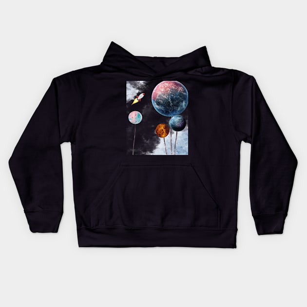 space Kids Hoodie by DELLA73